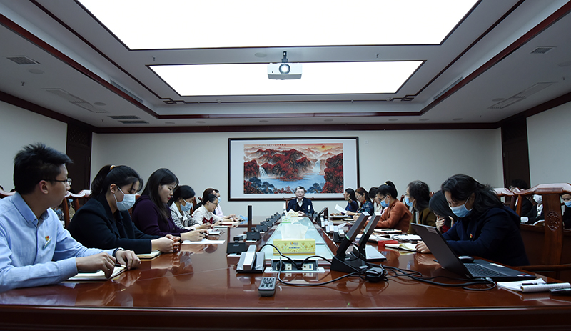 我院团委召开“学习贯彻党的十九届六中全会精神”专题学习会