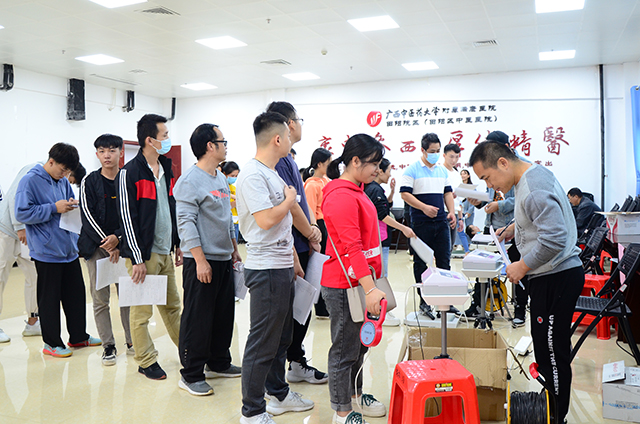 田阳院区积极配合田阳区开展2020年国民体质监测活动